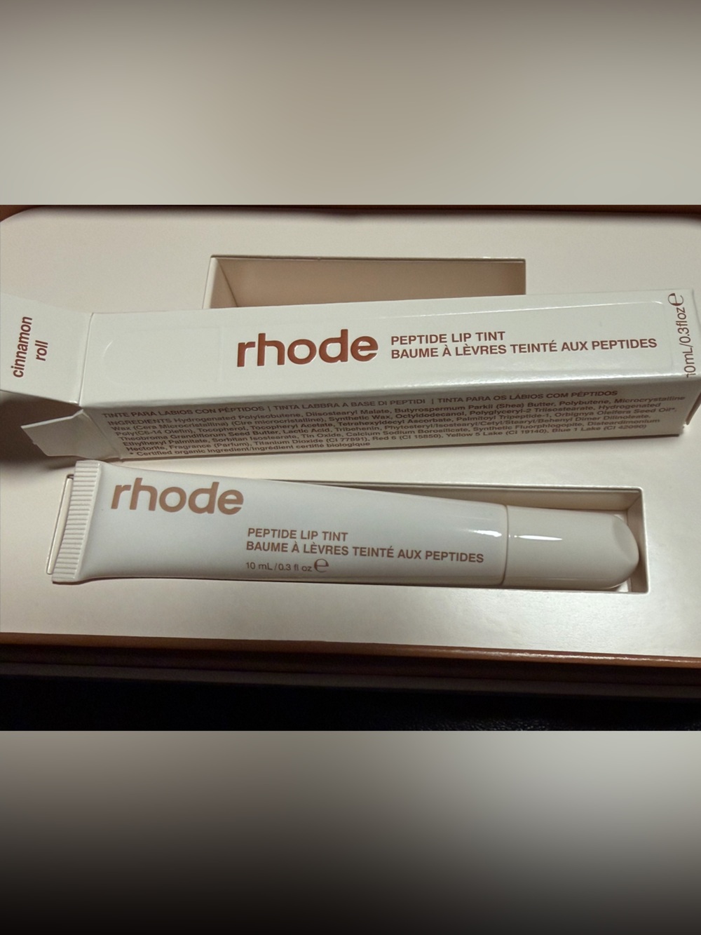 Rhode cinnamon Roll Lip Tint Limited Edition NWT